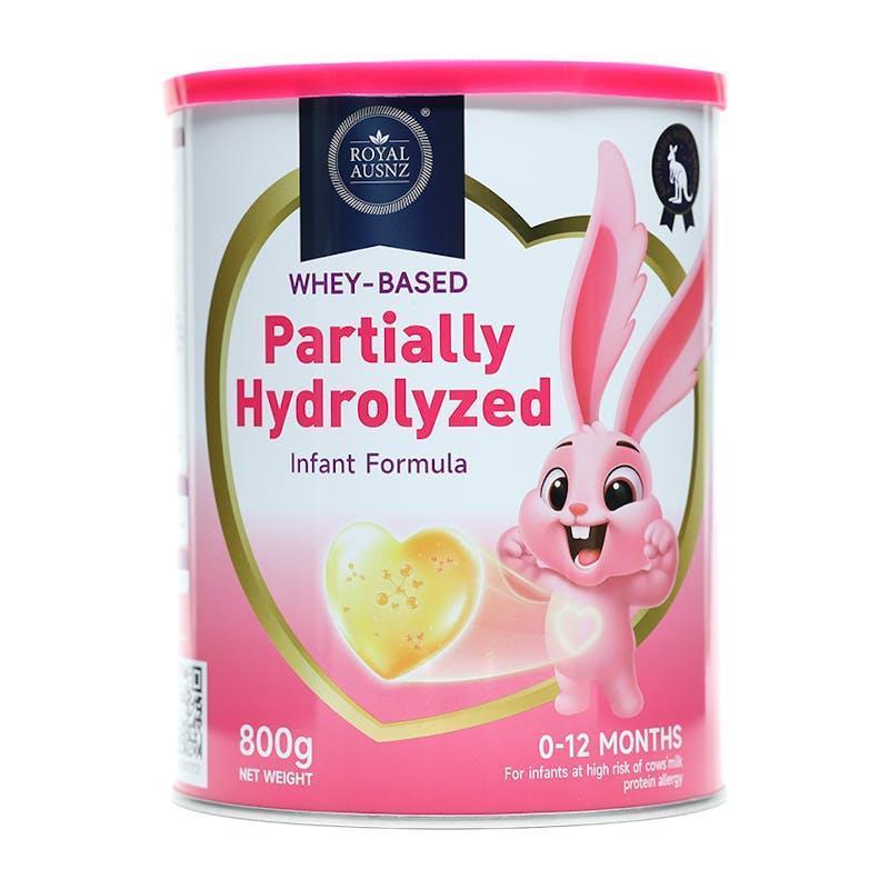 Royal AUSNZ Whey-Based Partially Hydrolyzed (0-12 Months) 800g chính hãng Úc
