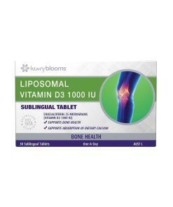 Henry Blooms Liposomal Vitamin D3 Sublingual 30 Tablets 1unit chính hãng Úc