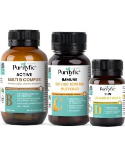 Purityfic Active & Productive Daily Vitamins (3 bottles) Bundle chính hãng Úc