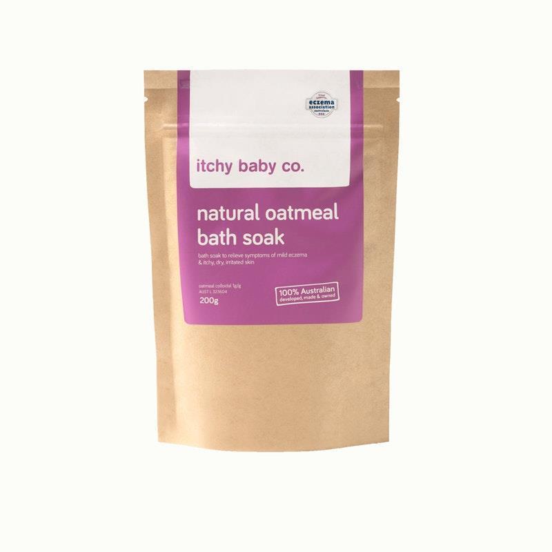 Itchy Baby Co. Natural Baby Oatmeal Bath Soak 200g chính hãng Úc
