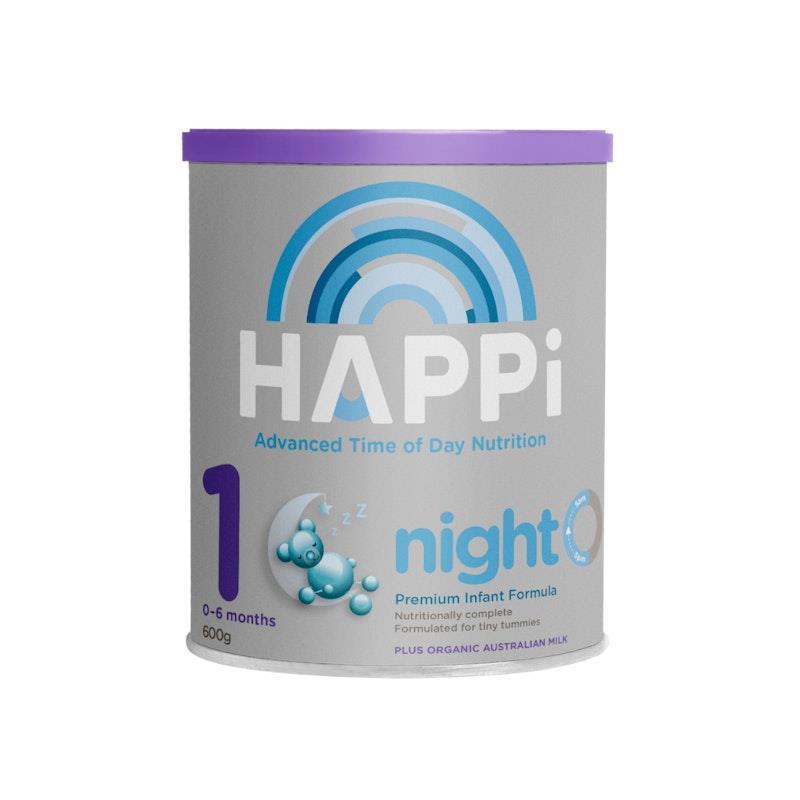 Happi Night Infant Formula Stage 1 600g chính hãng Úc