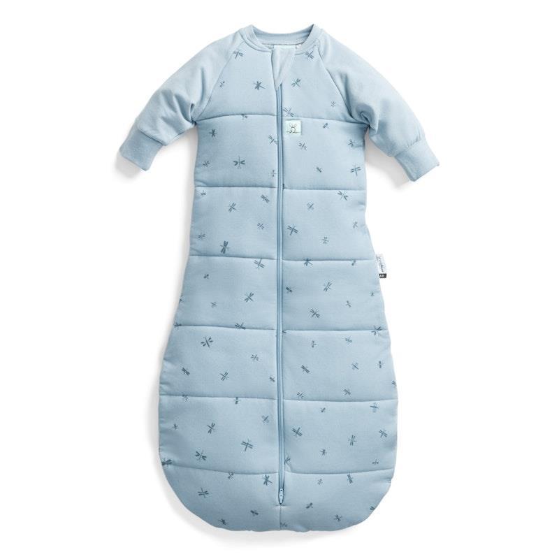 ergoPouch Jersey Sleeping Bag 3.5 TOG Sleeved Dragonflies 8-24Months chính hãng Úc